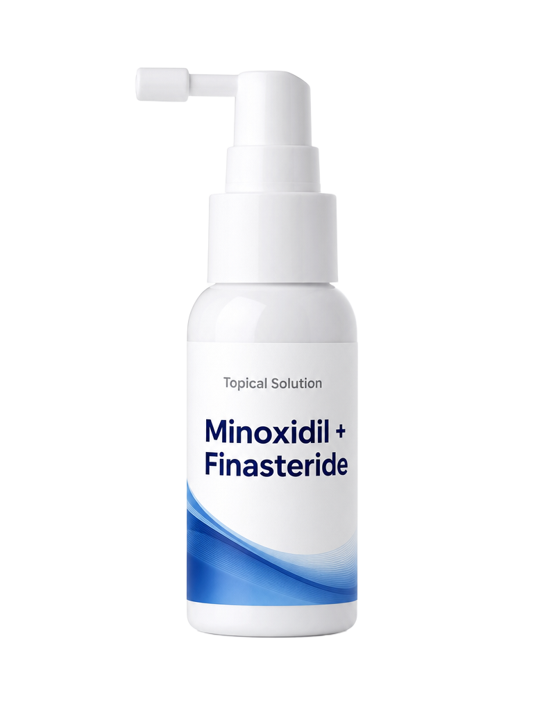 Minoxidil + Finasteride — Solución tópica