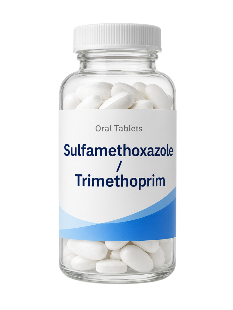 Sulfamethoxazole + Trimethoprim (Bactrim DS) — Tableta