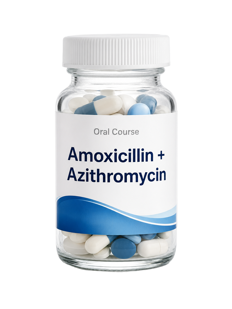 Amoxicillin + Azithromycin — Cápsula
