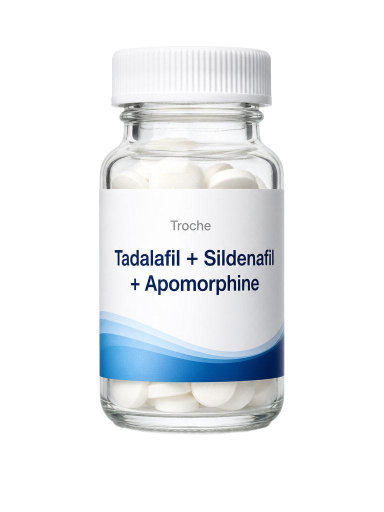 Tadalafil + Sildenafil + Apomorphine — Tableta