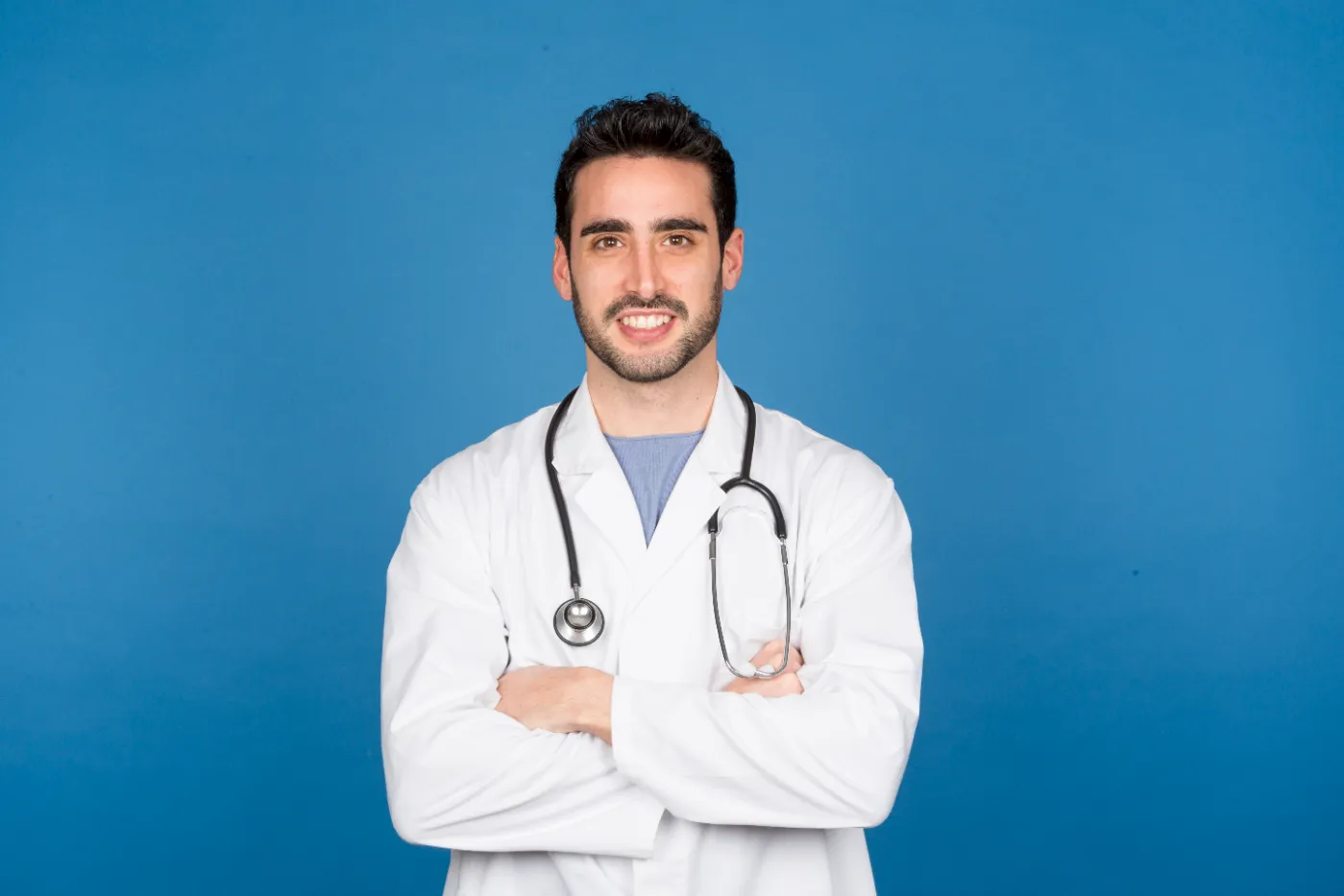 Licensed healthcare provider in a medical office